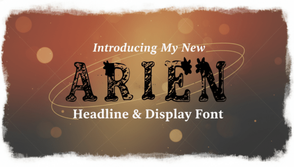 Arien: A Display Font That Adds Rustic Charm to Real Business Branding
