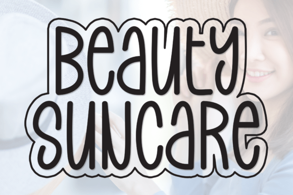 Beauty Suncare: A Sweet, Lively Handwritten Display Font