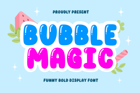 Bubble Magic: A Joyful Display Font for Digital Brand Moments