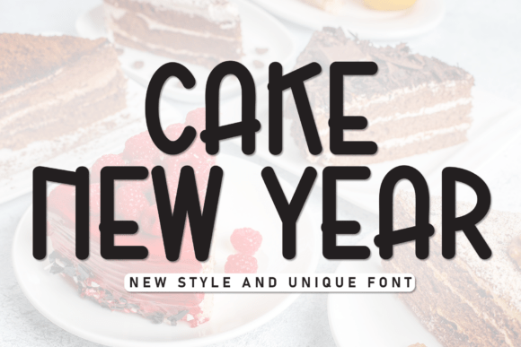 Cake New Year: A Display Font for Editorial Impact