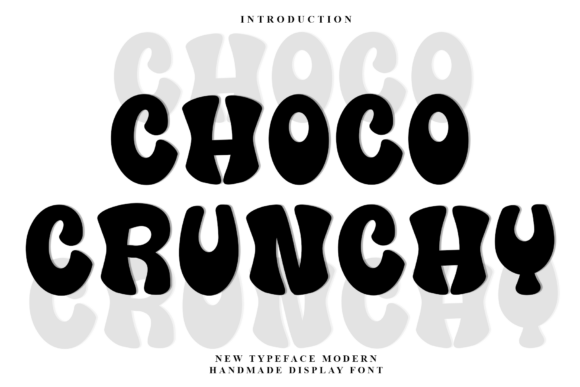 Choco Crunchy: A Festive Display Typeface for Joyful Editorial Moments