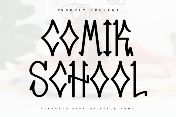 Comik School: A Handwritten Display Font That Feels Like Your Best Creative Idea
