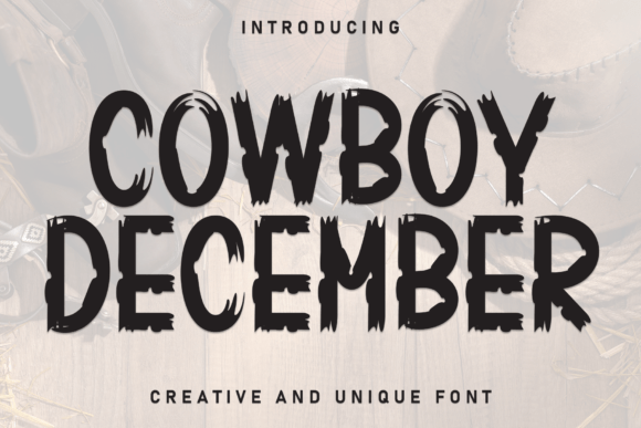 Cowboy December: A Handwritten Display Font That Feels Like Sunshine
