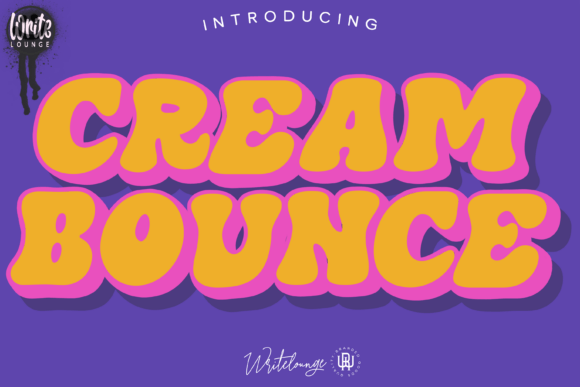 Cream Bounce: A Display Font That Grabs Attention—Strategically