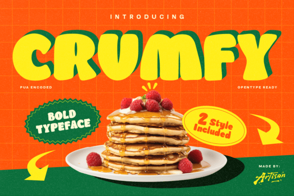 Crumfy: A Display Font That Makes Your Headlines Irresistible
