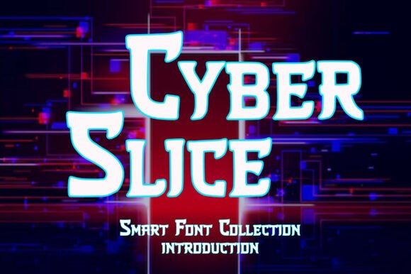 Cyber Slice: A Futuristic Display Font for Bold Digital Branding