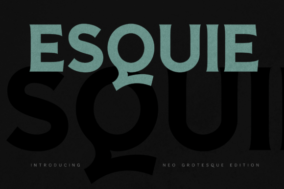 Esquie Neo Grotesque: A Confident Display Typeface for Digital Branding