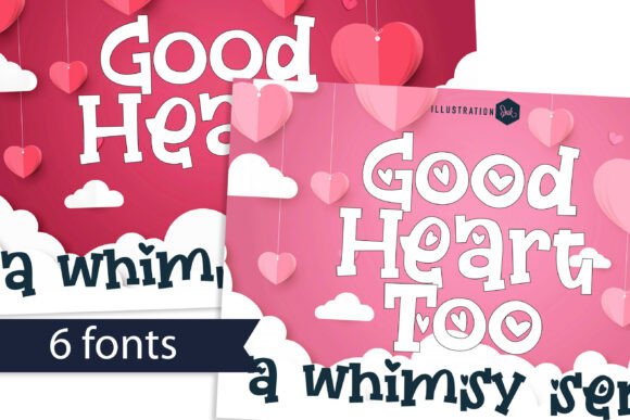 Good Heart Font: A Friendly Display Serif with Heart