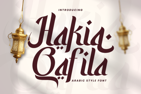 Hakia Qafila: A Display Typeface with Nomadic Grace