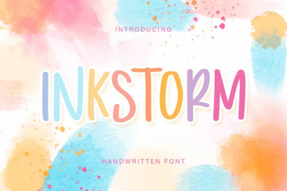 Inkstorm: A Handwritten Display Font That Feels Alive