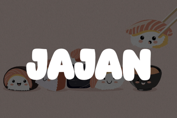 Jajan: A Modern Display Font for Handmade Brands