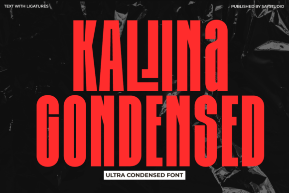 Kalina Condensed: A Bold Display Typeface for Standout Branding