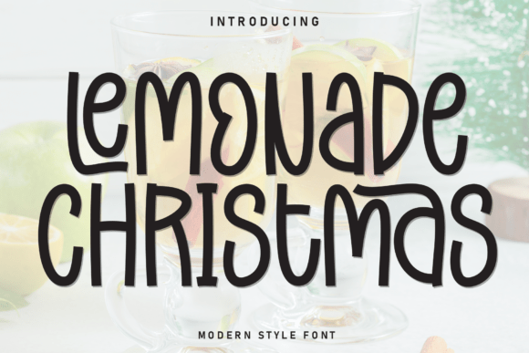 Lemonade Christmas: A Handwritten Display Font with Heart