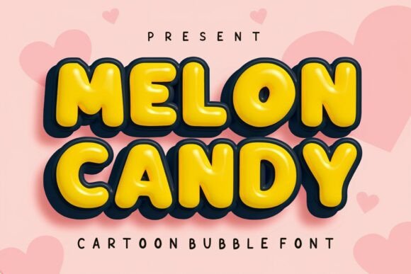 Melon Candy: A Playful Display Font for Digital Joy
