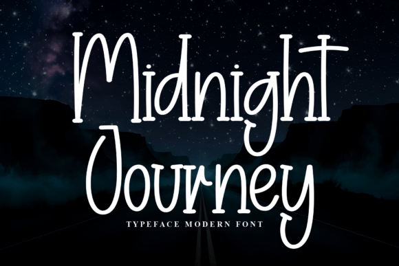 Midnight Journey: A Display Font That Elevates Your Brand