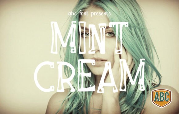 Mint Cream Font: A Quirky Display Typeface for Playful Branding
