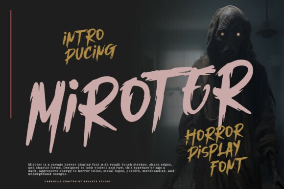Miroter: A Bold Display Font for Memorable Brand Moments