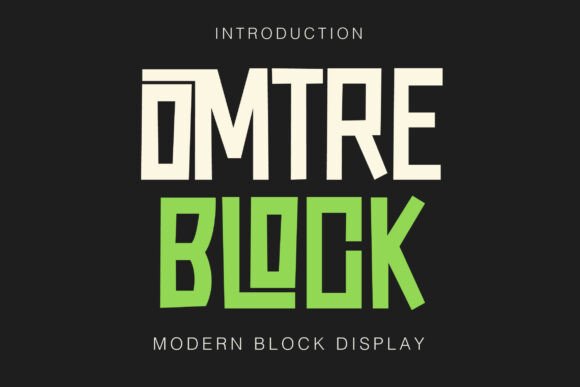 Omtre Block: A Modern Serif Display Font for Thoughtful Editorial Design