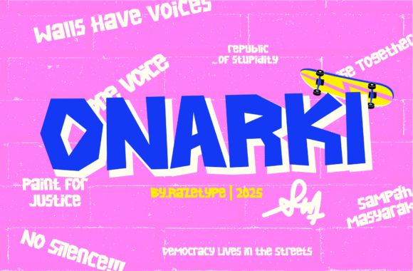 Onarki: A Bold Display Font That Gives Your Brand Instant Street-Smart Energy