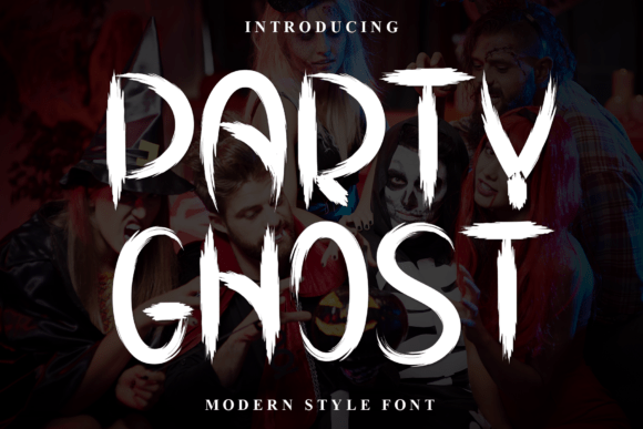Party Ghost: A Handwritten Display Font That Feels Human