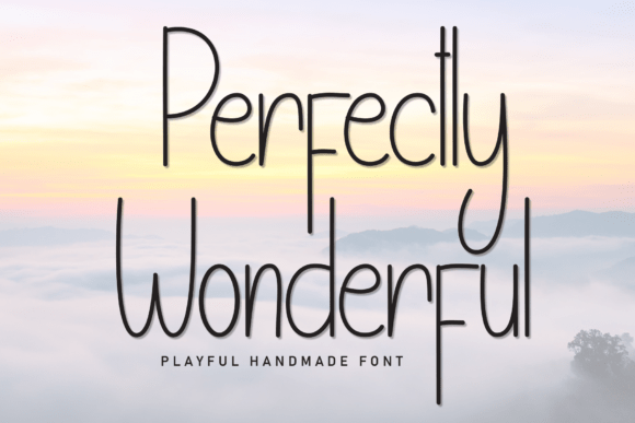 Perfectly Wonderful: A Display Font for Thoughtful Editorial Moments