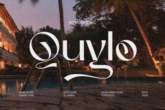 Quylo: A Display Font That Earns Its Space