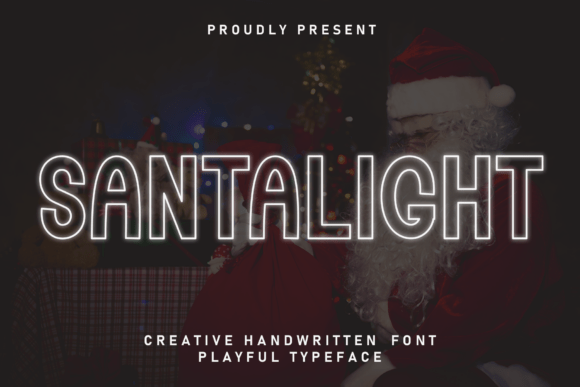 Santalight: A Handwritten Display Font That Feels Like Home