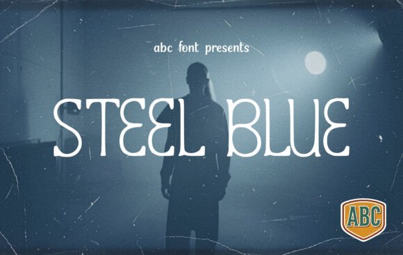 Steel Blue: A Display Font That Commands Attention