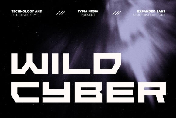 Wild Cyber: A Bold Display Font for Campaign Impact